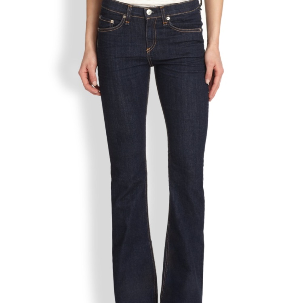 RAG & BONE HIGH RISE BELL JEANS