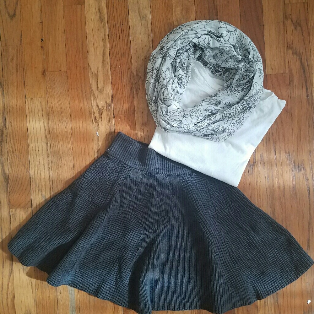 Heavy Knit Circle Skirt