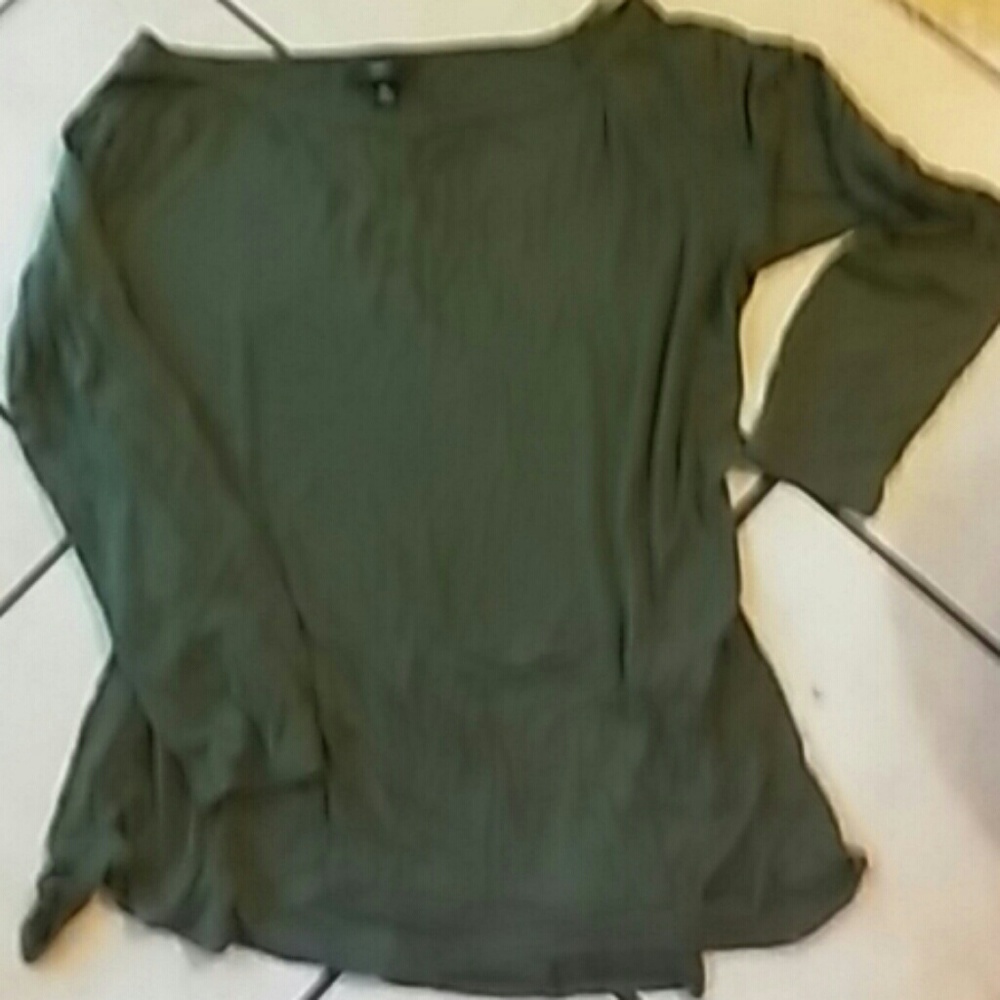 Olive green super soft long sleeve t-shirt