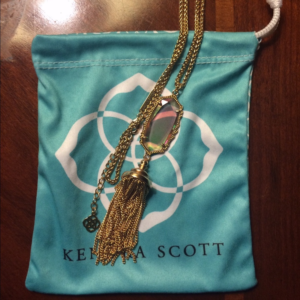 SOLD Kendra Scott rose gold iridescent everly