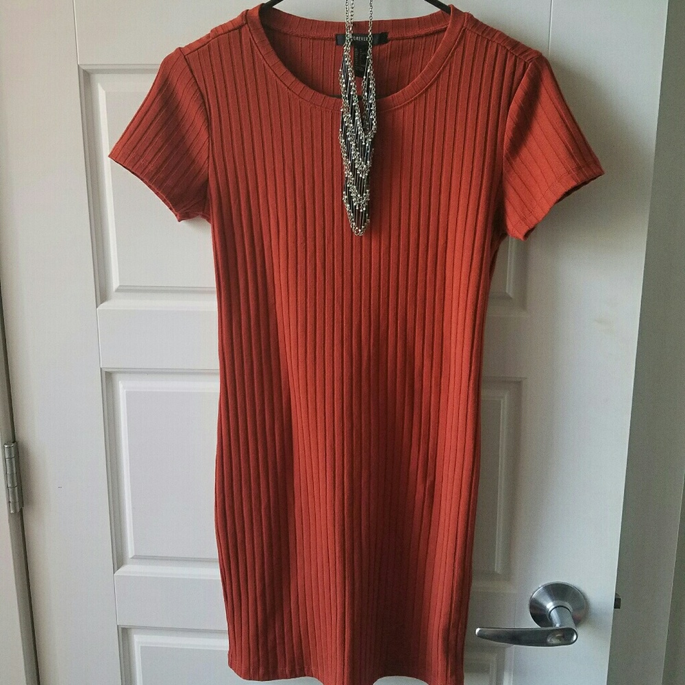 Orange forever 21 dress