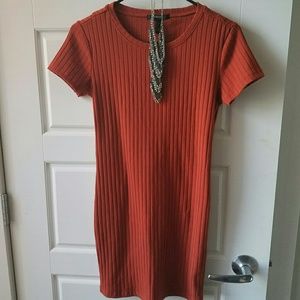 Orange forever 21 dress