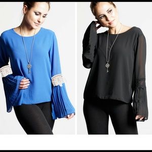 Bell sleeve shirt