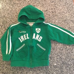 Zip up Ireland sweat shirt