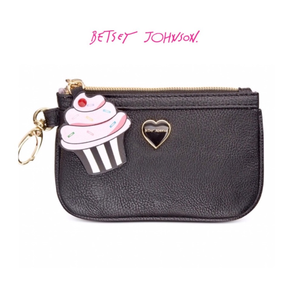 Betsey Johnson Zip Coin Pouch