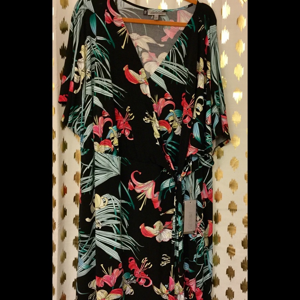 Jennifer Lopez Tropical Dress Size 3x