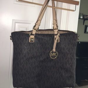 Brown and Gold MICHAEL KORS PURSE!
