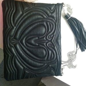 Quilted chain strap purse