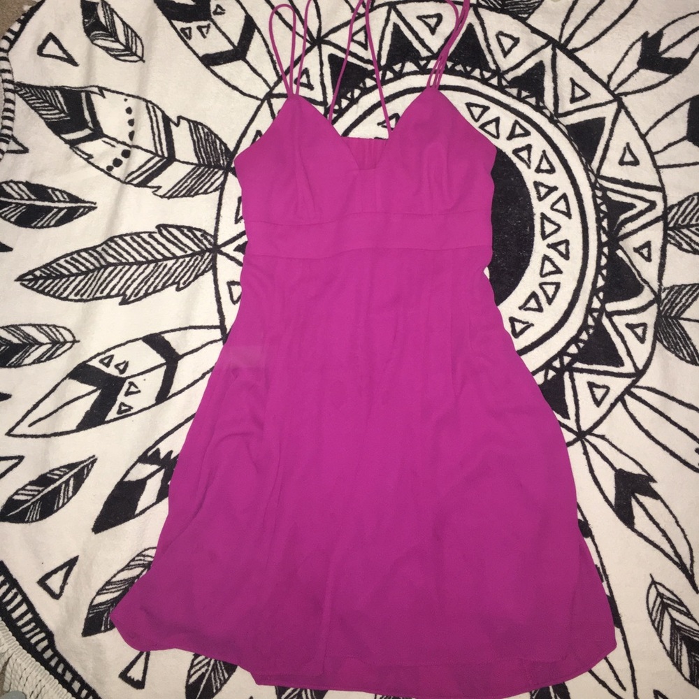 Pink express cocktail dress