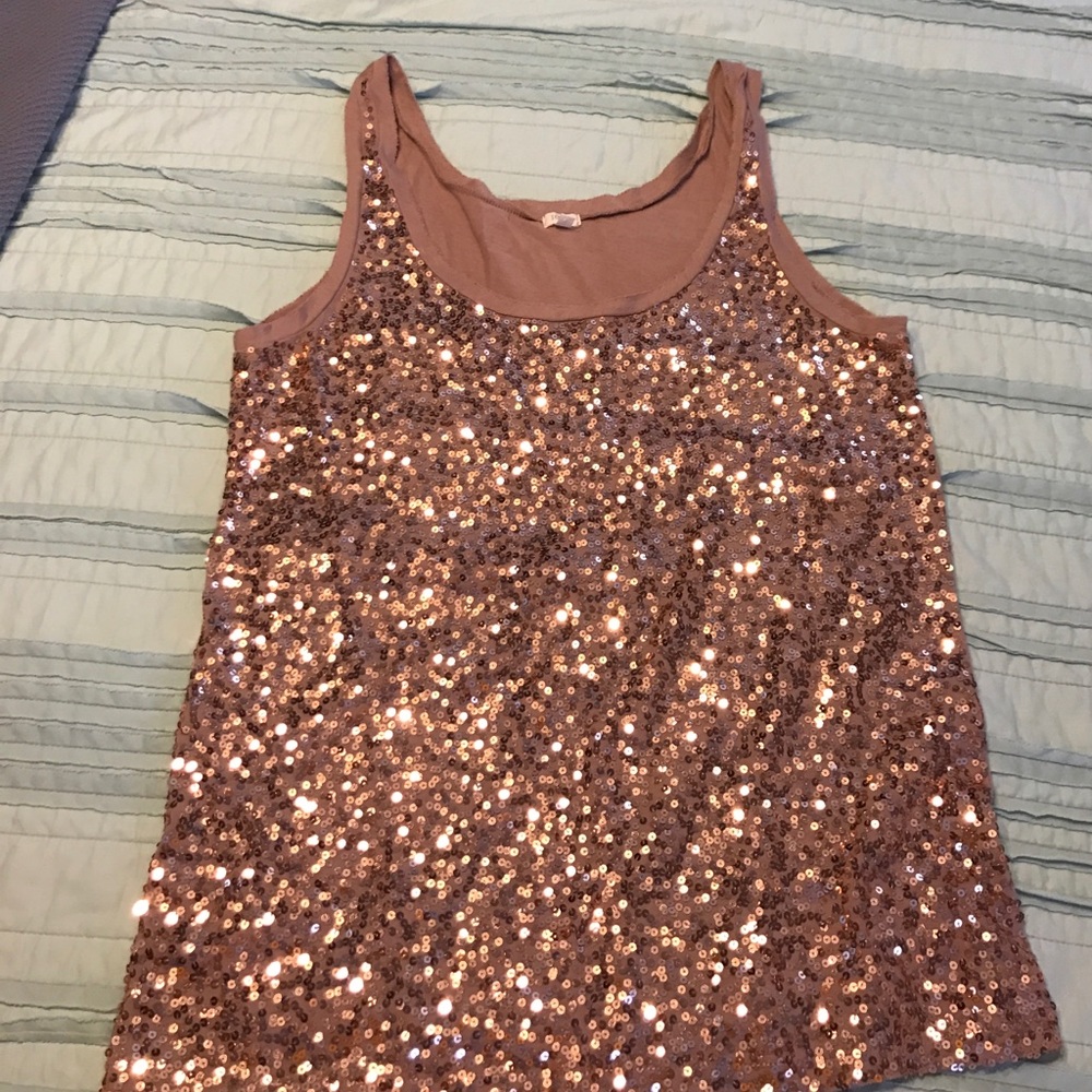 🐰 make offerJcrew sequins tank