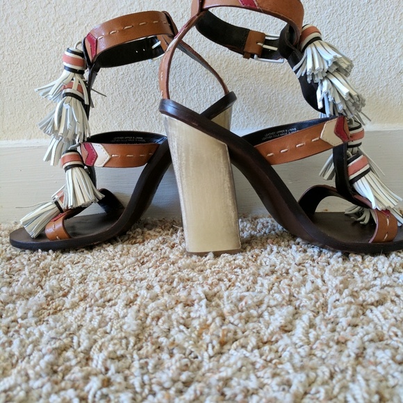 Tassled Boho Heels - Picture 3 of 6