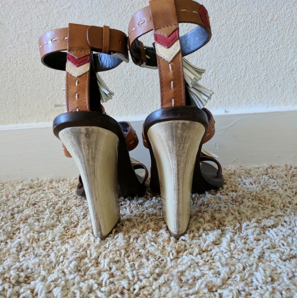 Tassled Boho Heels - Picture 4 of 6
