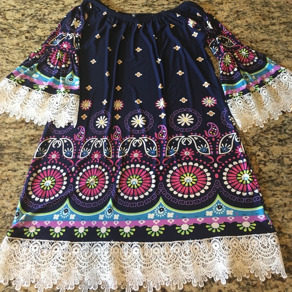 Boutique Brand Off The Shoulder Dress