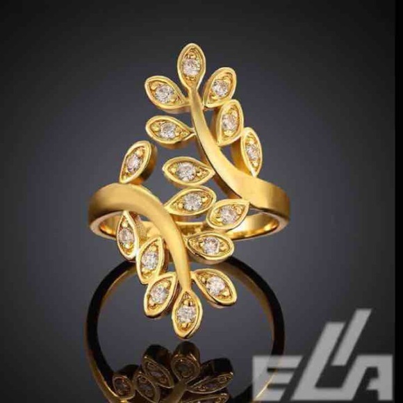 18k gold Plated ring - Picture 2 of 3