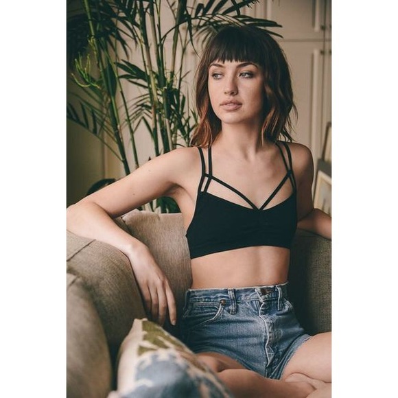 •BUY2/1FREE• Double Criss Cross Strappy Bralette - Picture 2 of 6