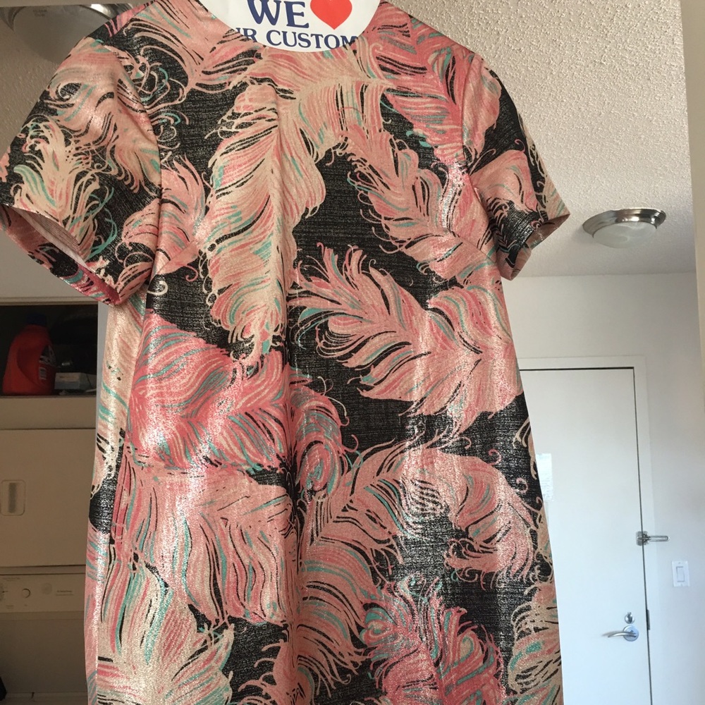 EUC Kate Spade Regal Plumes dress size 4
