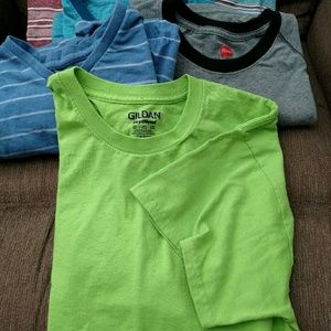 Lot of men's cotton t-shirts size L
