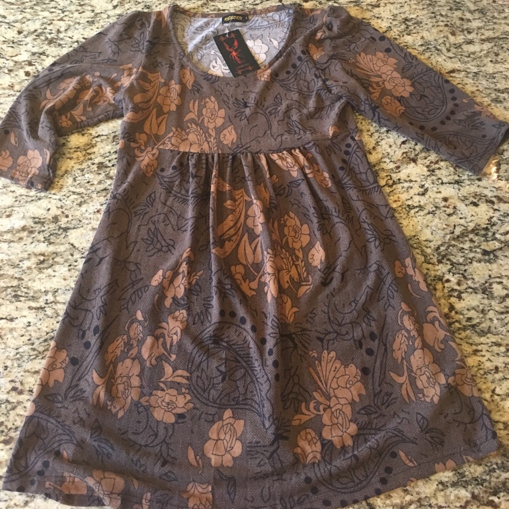Brown and Black Tunic/Dress