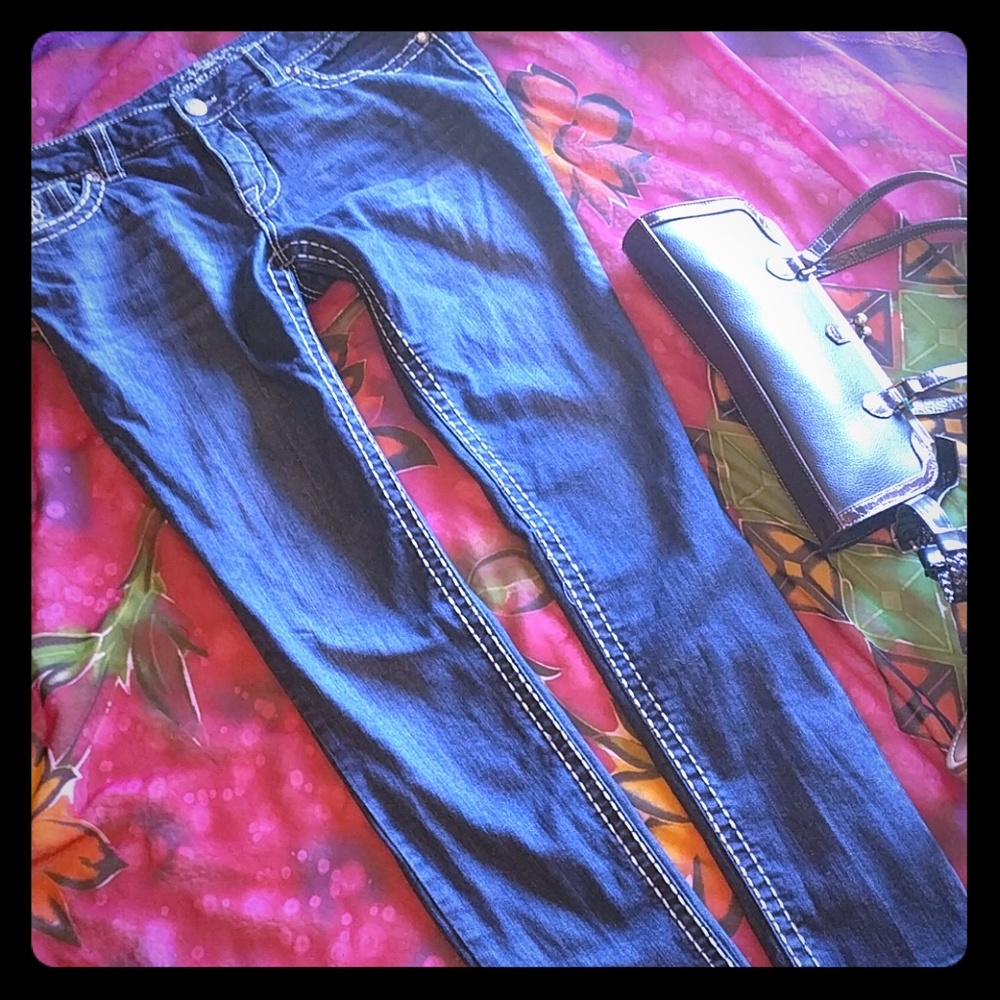 Paisley Sky skinny stretch jeans size 10