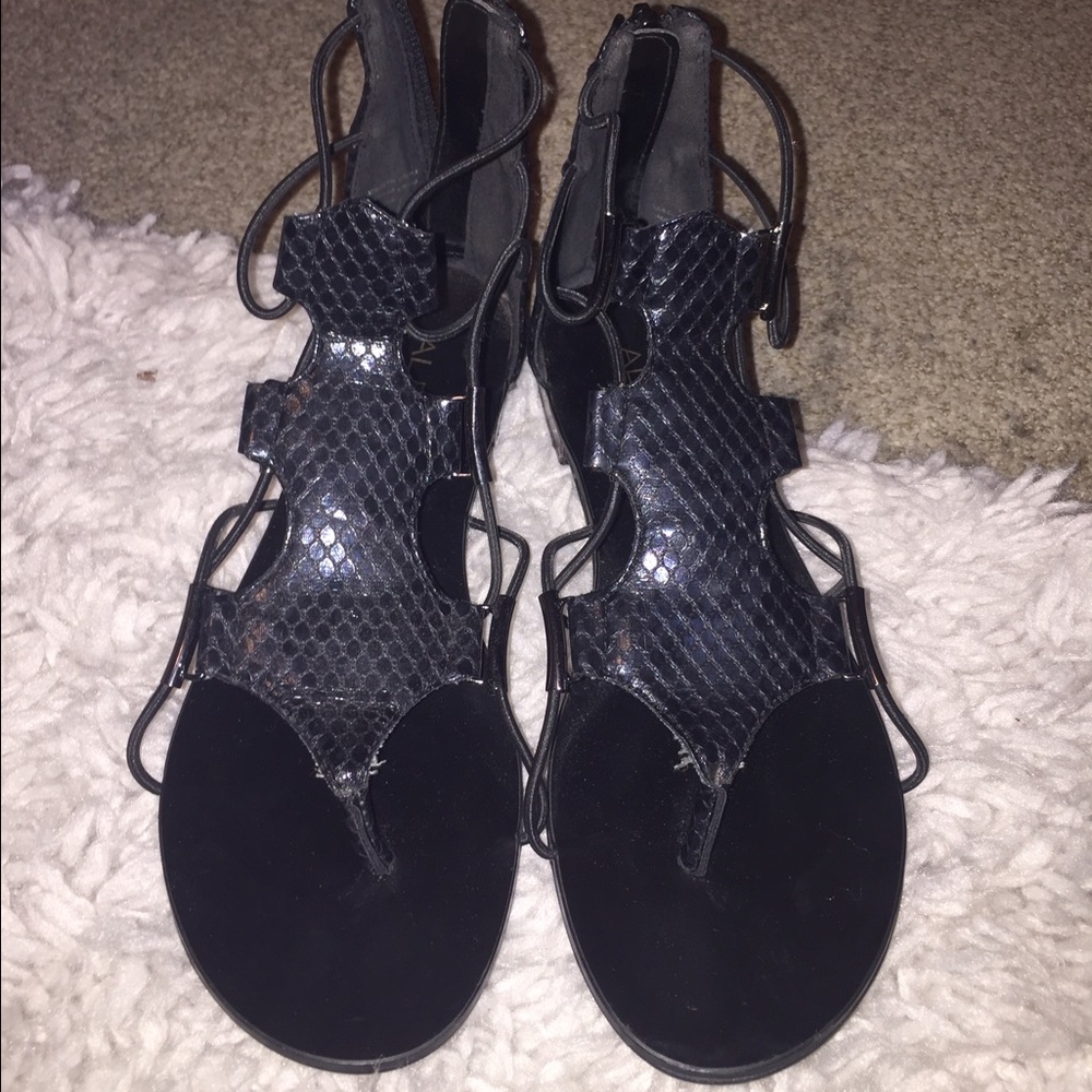 black also sandles
