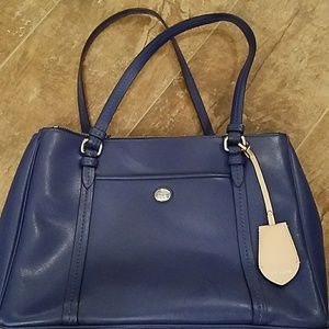 Navy Coach Purse
