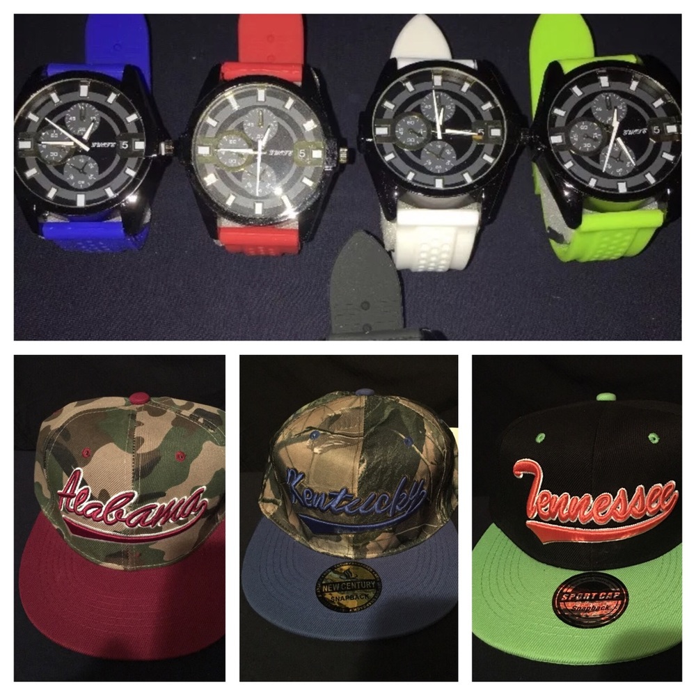 1 Hat and 1 watch combo !!!