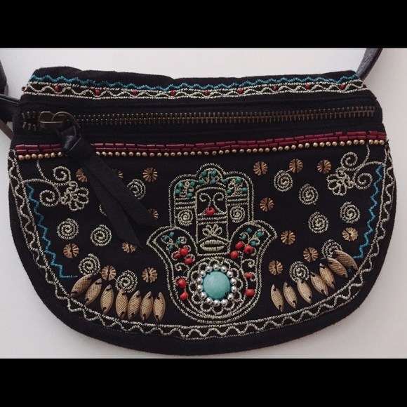 ❗SOLD❗🎉HP🎉NEW asos handmade black belt purse - Picture 2 of 6