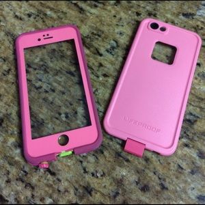 iPhone 6 Pink Life proof Case