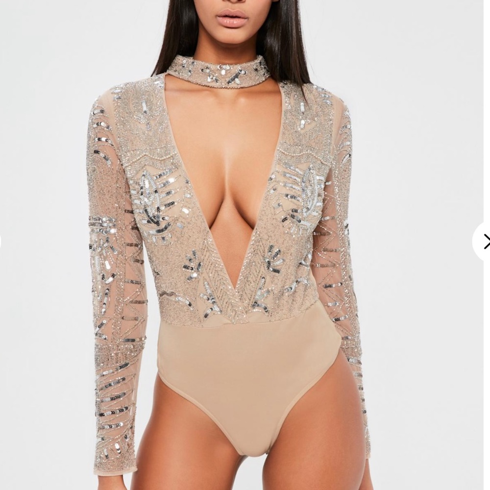 Peace and love silver embellished choker neck