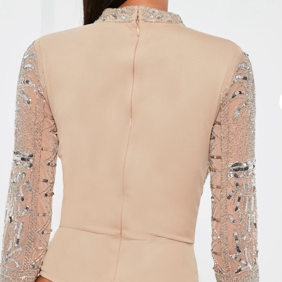 Peace and love silver embellished choker neck - Picture 3 of 3