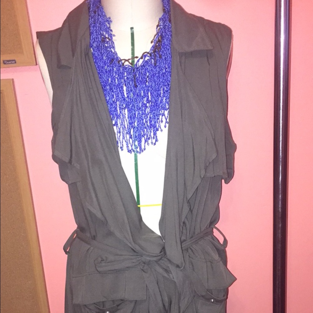 Long utility vest
