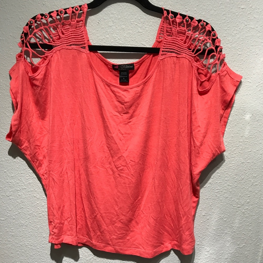 Off shoulder cutout top