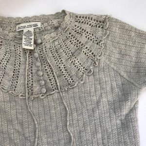 Banana Republic Merino Wool Lacey Sweater