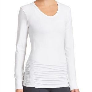 Athleta heather gray long sleeve pure top