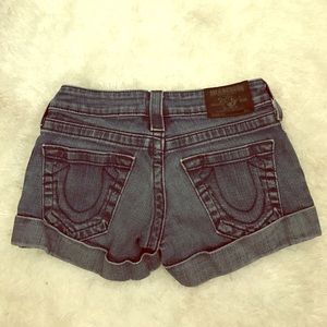 True religion shorts size 25