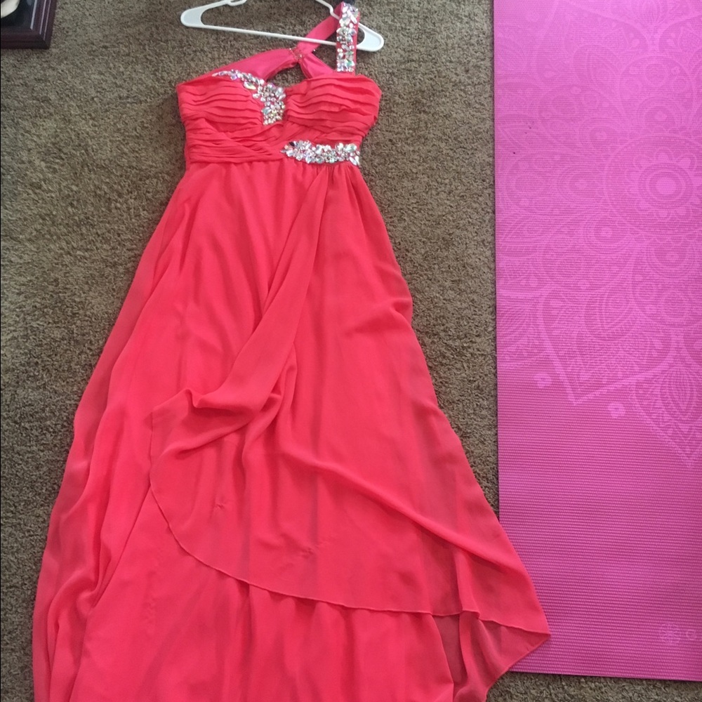 Prom dress one shoulder