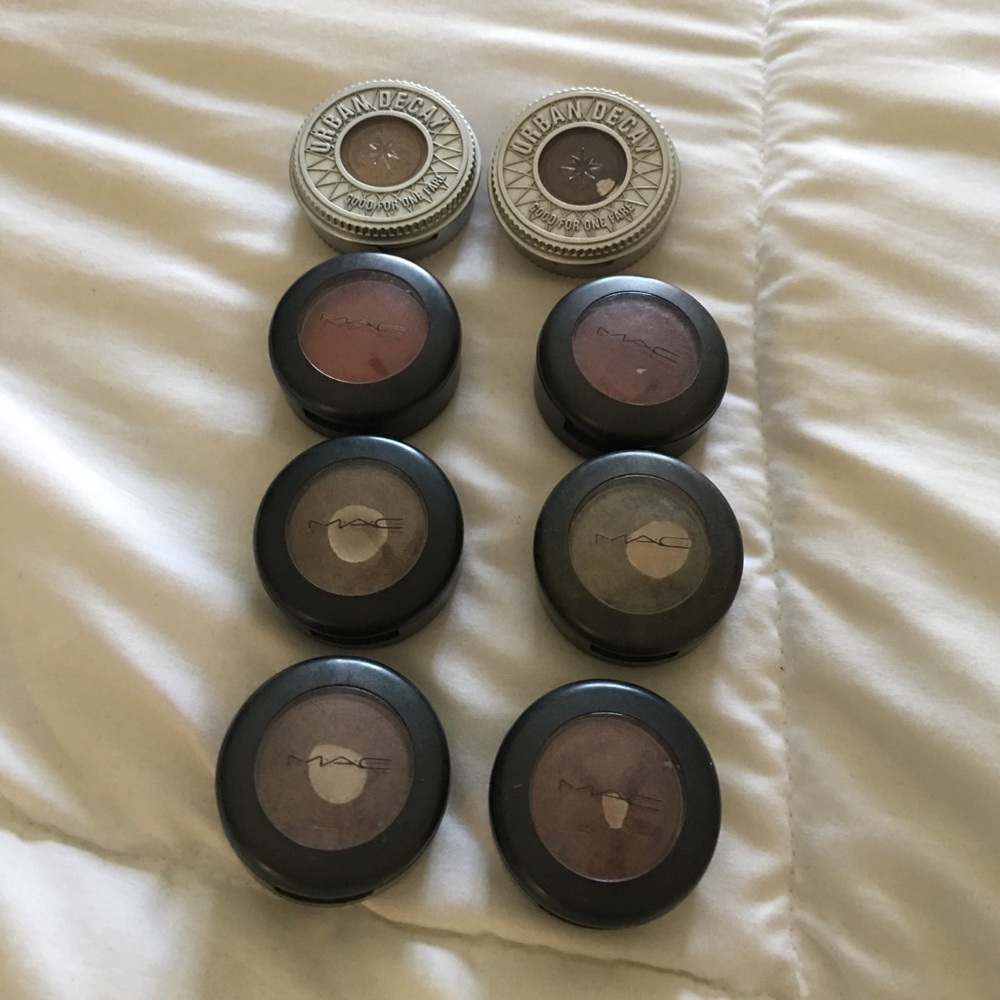 MAC and Urban Decay eye shadows