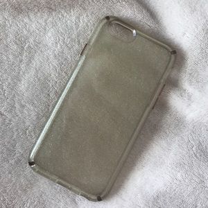 Gold glitter Speck case