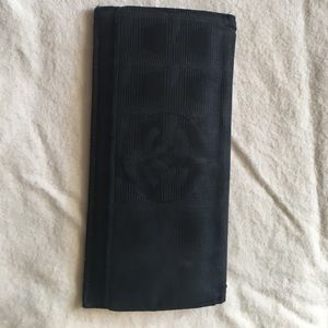 Chanel nylon canvas wallet.