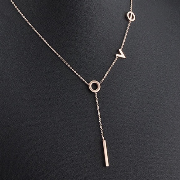 ROSE GOLD LOVE NECKLACE!!!🔥✔️ - Picture 2 of 2