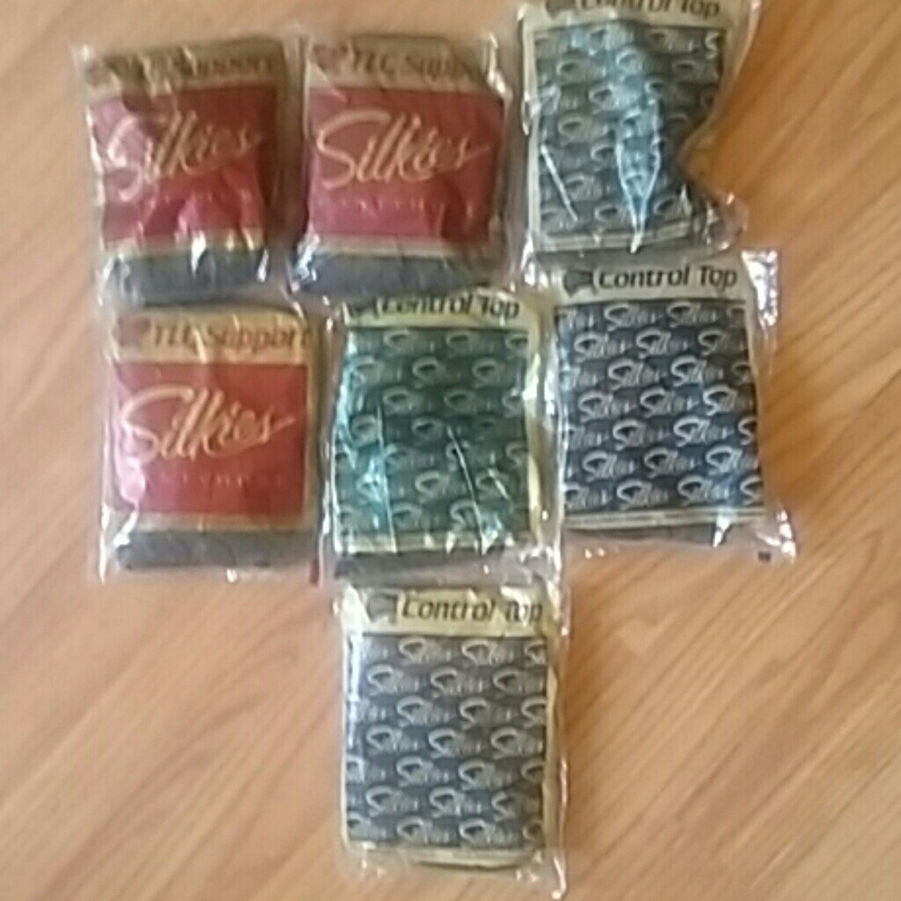 7 pair Silkies Panty Hose