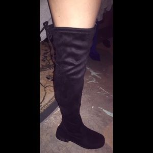 Charlotte Russe suede over the knee boots