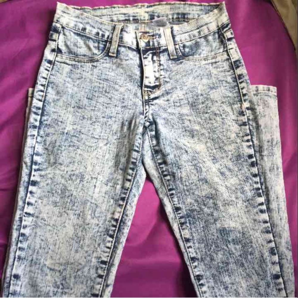 Acid wash jeans size 3