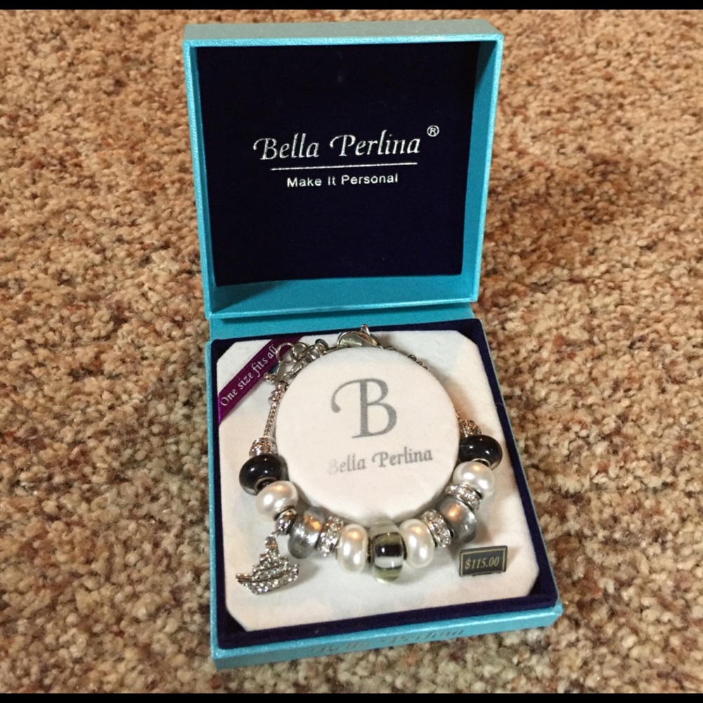 Bella Perlina Charm Bracelet-Boat Charm