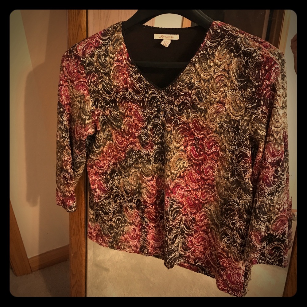 Lace floral top