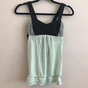 Lululemon Tank - Seafoam/Black
