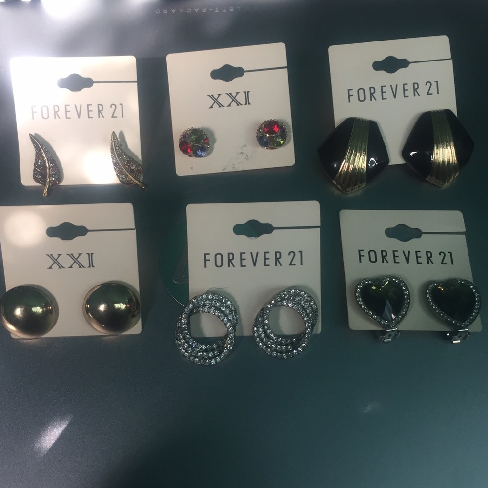 Lot of 6 Forever 21 Earrings