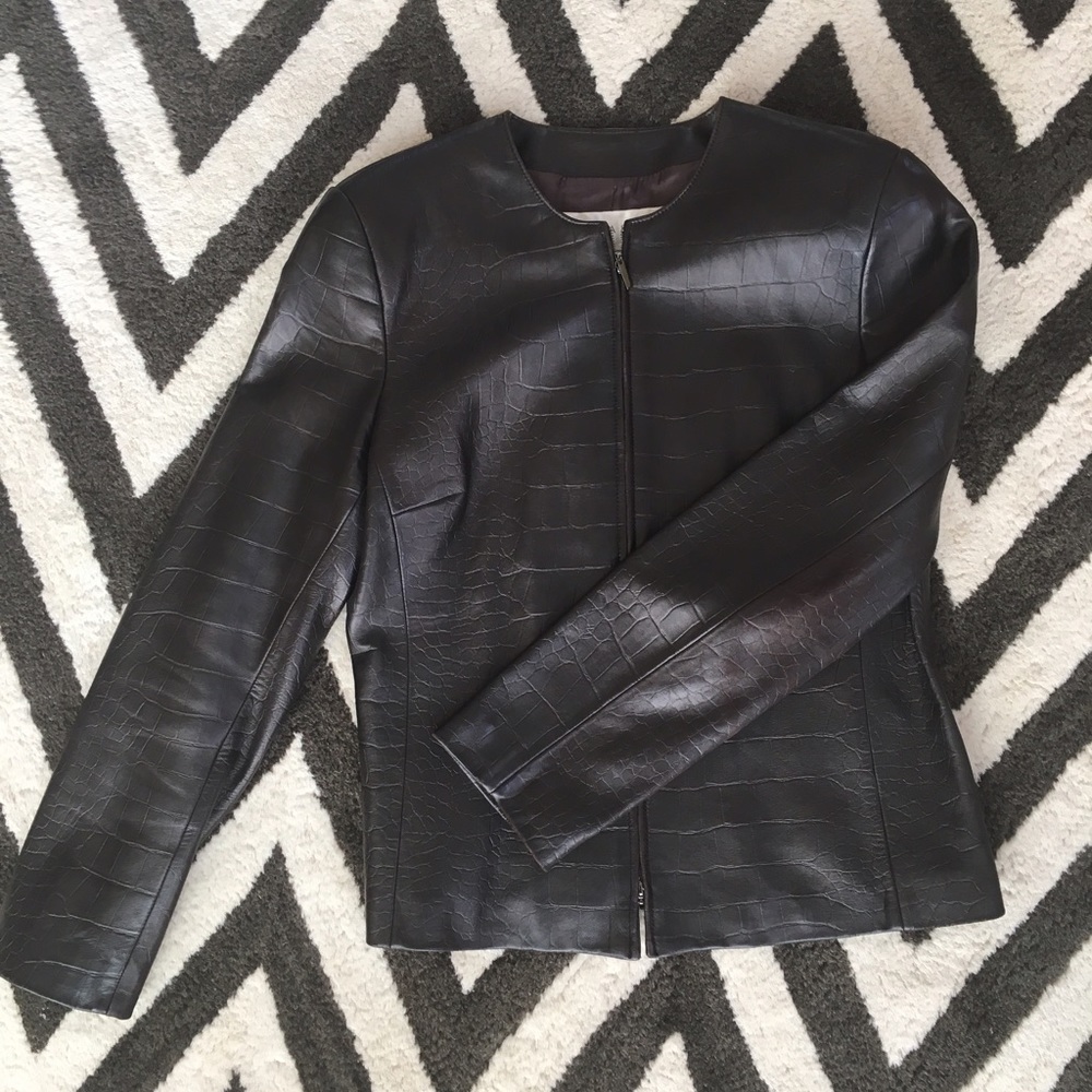 Dark Brown Leather Jacket
