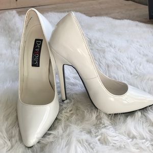 Pleaser Women's White high heels