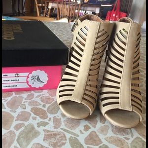 Beige colored Sandals